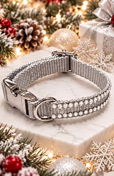 Rhinestone Pet Collar