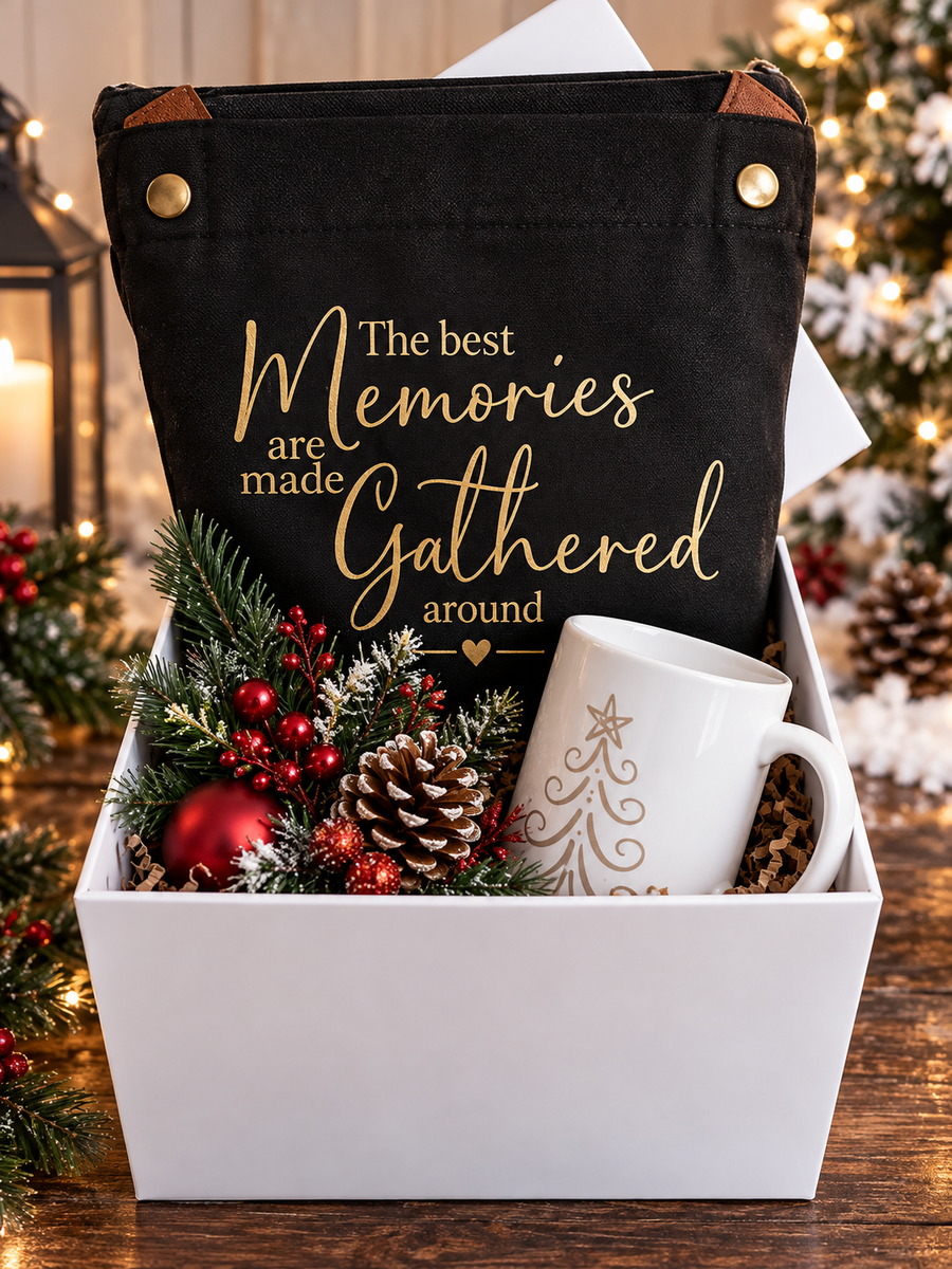 Holiday Apron and Mug Gift Set